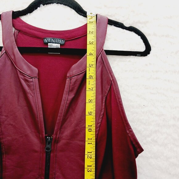 Tank Top Vest Size M Wine Edgy Glam Y2K Festival Indie Sleaze Concert Alt Girl - Picture 3 of 12